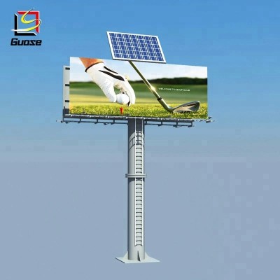 outdoor advertising billboard unipole